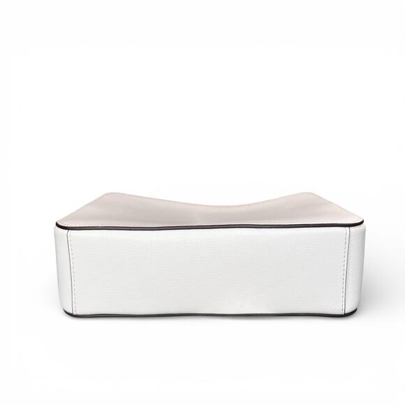 Kate Spade Sienna or Harper Crossbody Bag White Leather Camera Style Handbag - Picture 3 of 7